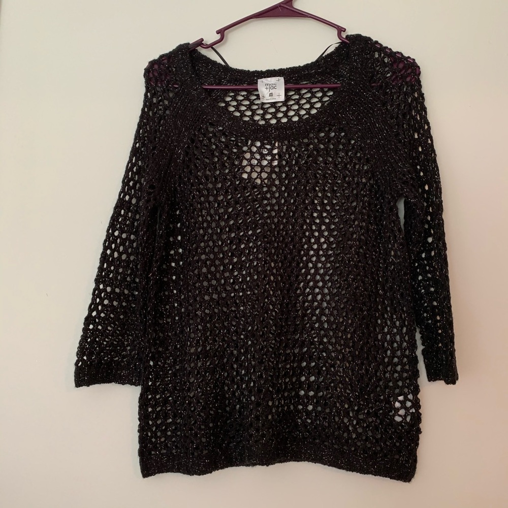 NWT Black Sparkly Sweater